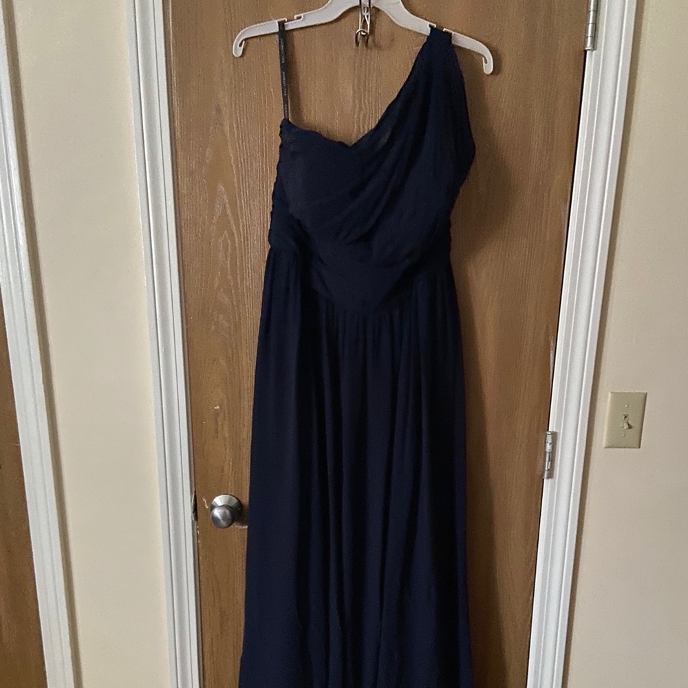 Navy blue bridesmaid dress
